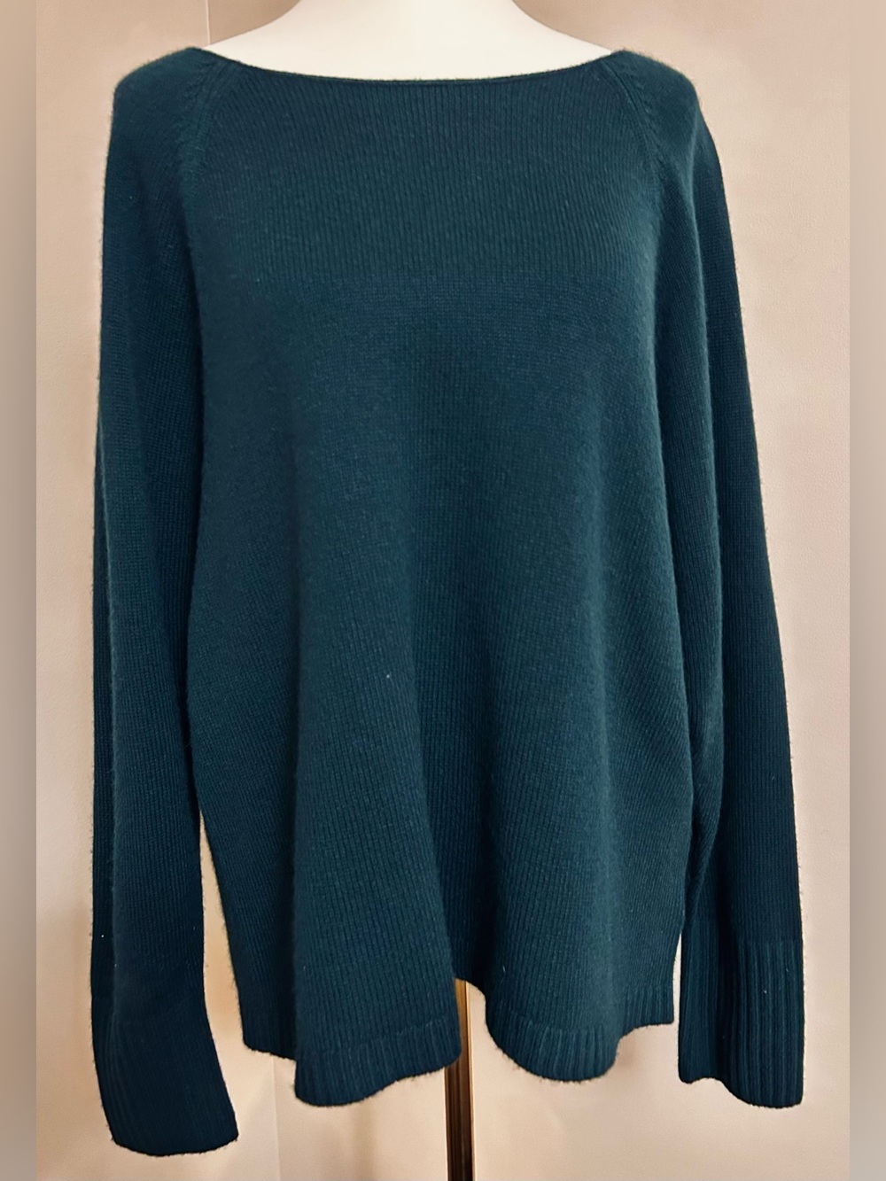 NWT - Joie Cashmere Blend Wide Neck Pullover in Forest